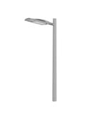 EM - LEDSCAPE LIGHTING Canic-S LED 34W, 4760 lumen in 3000 of 4000K, in RAL 9007, met bewegingssensor ON/OFF of ON/DIM, LWN