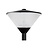 EM - LEDSCAPE LIGHTING Elenio-P LED 30W, 3975 lumen in 3000 of 4000K, in RAL 9005