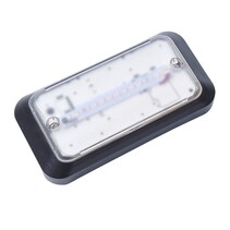 KTF Pro LED, uitvoering zwart-helder frosted, in 2,8W/4,9W/7,4W, 3000K/4000K