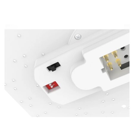 EM - Kosnic LED PLQ (DD) met beweginssensor ON/OFF of ON/DIM corridor functie, 9/12/15/18W Multi-wattage en 2700/4000/6500K Multi-kleur instelbare LED GR10Q 4-pens lichtbron