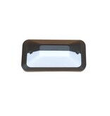 4MLUX KTH Pro LED portiek/galerijverlichting serie 2,5W(laag)-5,2-9,6W(hoog), met bewegingssensor (ON/OFF of ON/DIM (corridorfunctie) en lichtsensor, 3000/4000K, 1160 lumen,  zwart-opaal