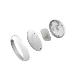 EM - Kosnic Blanca LED DD IP65 met witte rand en LED PLQ 9/12/15/18W Multi-wattage en 2700/4000/6500K Multi-kleur instelbare LED lichtbron met bewegingssensor on/off of on/DIM(corridor-functie)