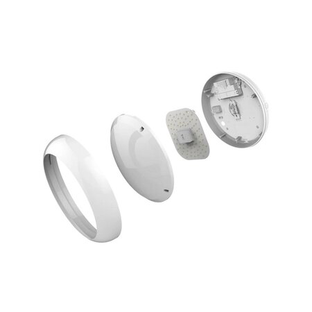 EM - Kosnic Blanca LED DD IP65 met witte rand en LED PLQ 9/12/15/18W Multi-wattage en 2700/4000/6500K Multi-kleur instelbare LED lichtbron met bewegingssensor on/off of on/DIM(corridor-functie)