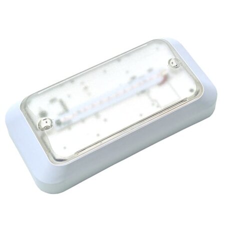 4MLUX KTF Pro LED 24-42V, uitvoering wit-helder frosted, in 4,6W/6,9W/9,8W, 3000K/4000K met bewegingssensor on/off