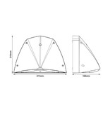 EM - Kosnic Odin LED gevelverlichting 14/17/21/24W, 3000/4000/6500K