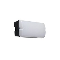 Rhea LED PLS, zwart/opaal, 2,8W, 4,3W of 6W, 2700K, 3000K of 4000K, portiek/galerijverlichting, uitwisselbare LED PLS