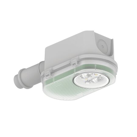 EM - Kosnic NOK 2 in 1 noodverlichting, alleen nood, 160 lumen, IP65, standaard of zelftest, optiek corridor (vluchtroute) of open area (open ruimte)