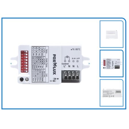 EM - Fox Lux Fox-Lux FXS04 compacte bewegingsensor on/off