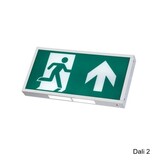EM - Fox Lux Watchman Pro Dali 2, noodverlichting-vluchtwegverlichting, nood/continu of schakelbaar of alleen nood (Autotest), IP20, wit incl. pictogram naar keuze