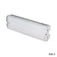 EM - Fox Lux Apollo Pro 5W, Dali 2, noodverlichting-vluchtwegverlichting of anti paniekverlichting, nood/continu of schakelbaar of alleen nood, 325/325 lumen, IP65, wit/helder