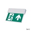 EM - Fox Lux Blade Pro Dali 2, noodverlichting-vluchtwegverlichting, nood/continu of schakelbaar of alleen nood, IP20, wit incl. pictogram naar keuze