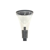 Aanbieding! Citta-T Cone Up -E27 LED Paaltop Straatverlichting IP66, excl. lamp