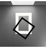 4MLUX Kunststof rechthoekige / vierkante renovatiering voor downlight en inbouwspot – 40 tot 80 mm – op maat
