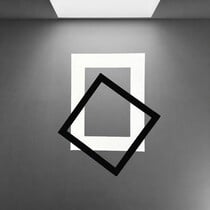 Kunststof rechthoekige / vierkante renovatiering voor downlight en inbouwspot – 40 tot 80 mm – op maat