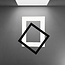 4MLUX Kunststof rechthoekige / vierkante renovatiering voor downlight en inbouwspot – 40 tot 80 mm – op maat