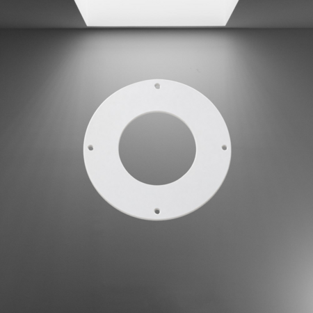 4MLUX Kunststof ronde ventilatieplaat Ø300 mm met rond gat