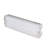 EM - Fox Lux Apollo Pro 12W AT, met bewegingssensor ON/OFF en lichtsensor, noodverlichting-vluchtwegverlichting of anti paniekverlichting, nood/continu of schakelbaar of alleen nood (Autotest), 1550/400 lumen, IP65, wit/helder
