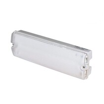 Apollo Pro 12W AT, met bewegingssensor ON/OFF en lichtsensor noodverlichting-vluchtwegverlichting of anti paniekverlichting, nood/continu of schakelbaar of alleen nood (Autotest), 1550/400 lumen, IP65, wit/helder