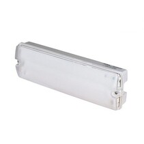 Apollo Pro 12W AT, met bewegingssensor ON/OFF en lichtsensor noodverlichting-vluchtwegverlichting of anti paniekverlichting, nood/continu of schakelbaar of alleen nood (Autotest), 1550/400 lumen, IP65, wit/helder