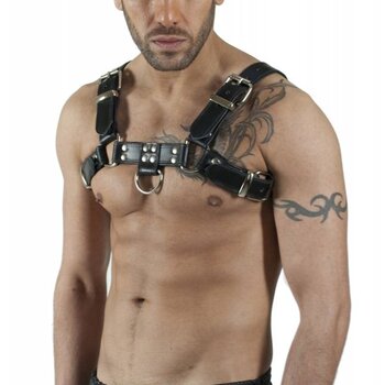 RoB H-Front Harness mit schwarzen Piping