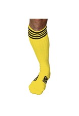 RoB Boot Socks geel met zwarte strepen