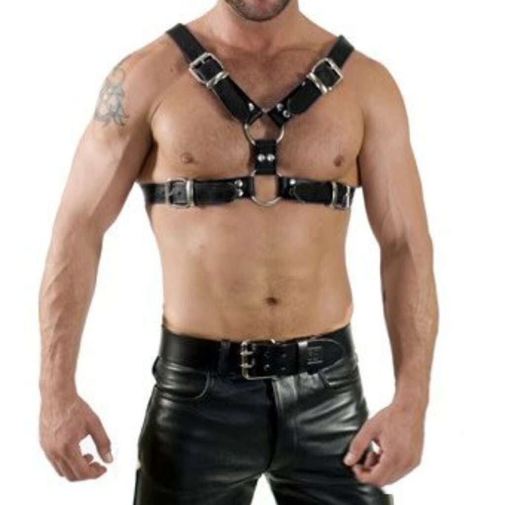 RoB Y-Front Harness black with black piping