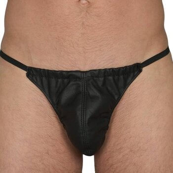 RoB Leather Elasticated Tanga