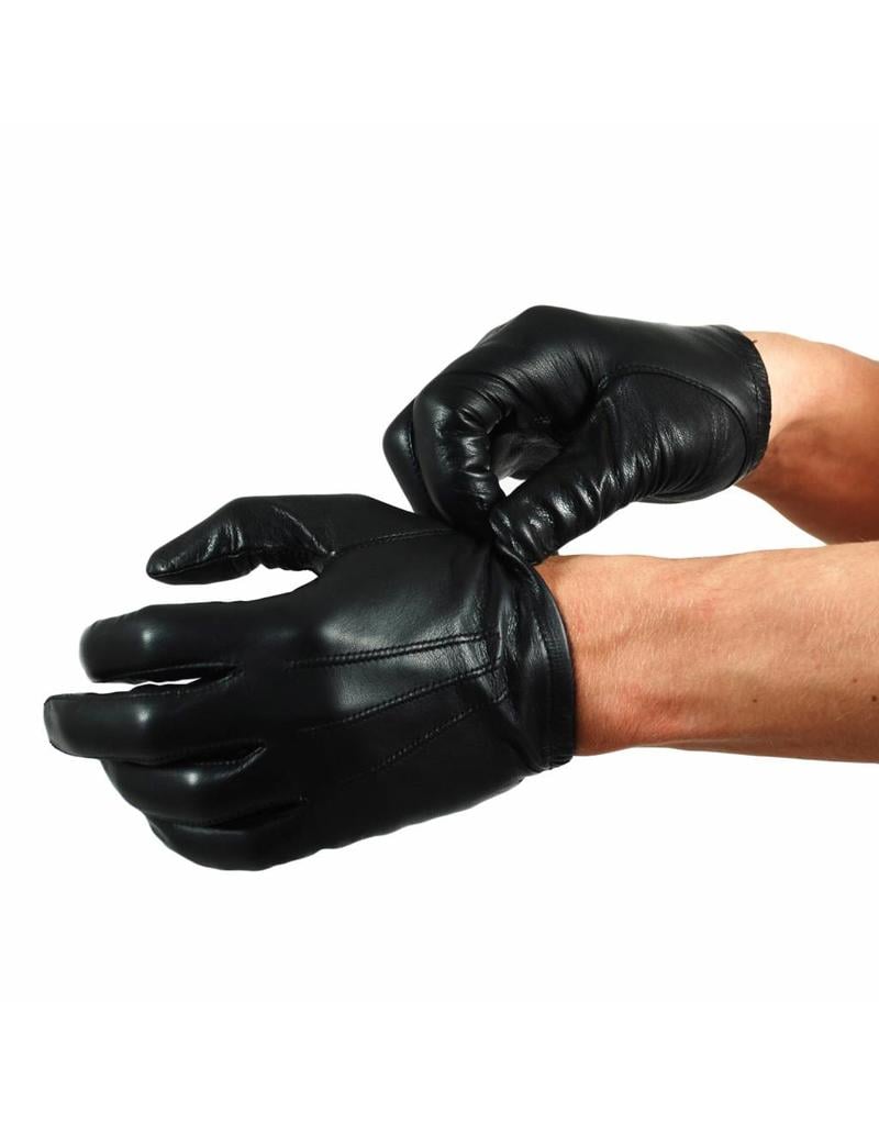 leather police search gloves