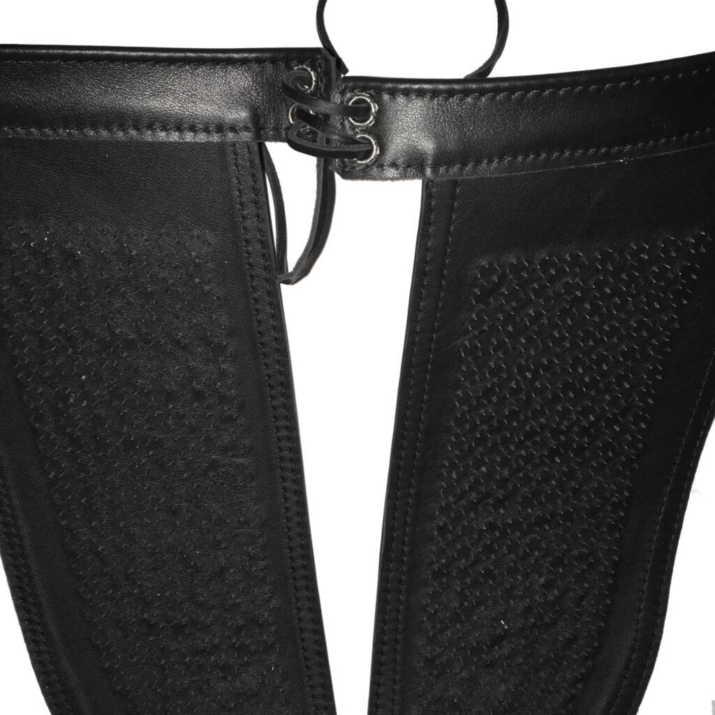 RoB Leather Pin Prick Pouch with open ass