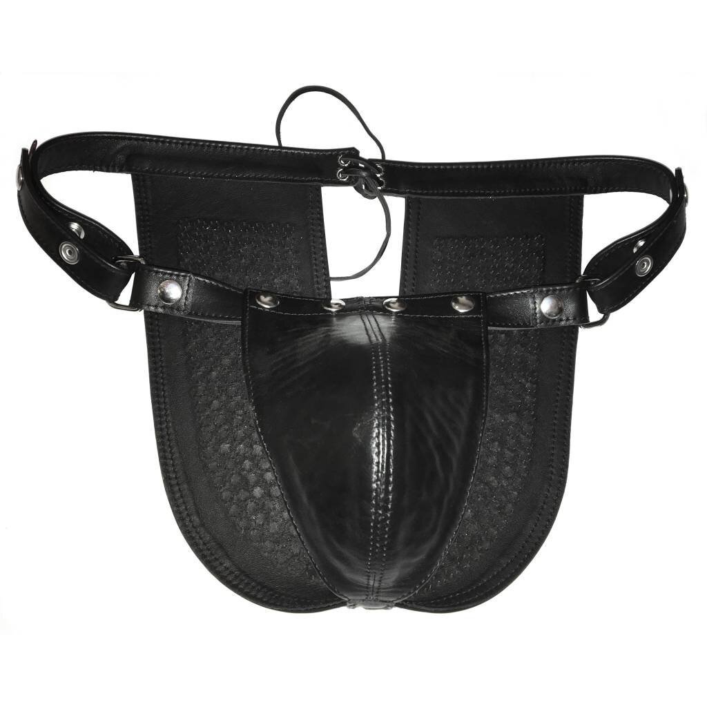 RoB Leather Pin Prick Pouch with open ass