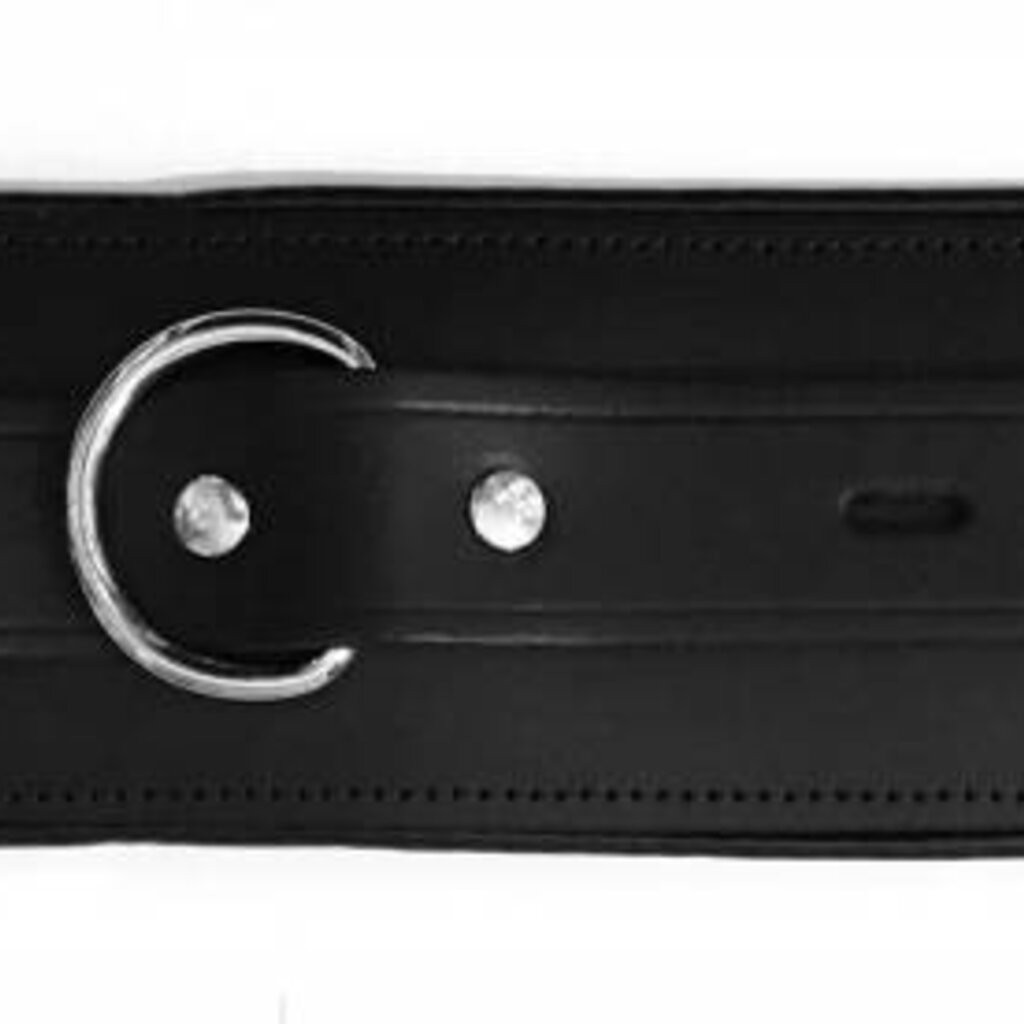 RoB Leather lockable ankle restraints black