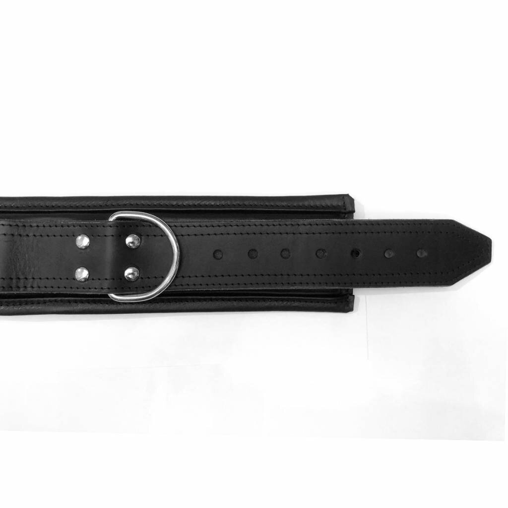 RoB Master's Choice Leather Ankle Restraints, Extra Wide, Soft Padding