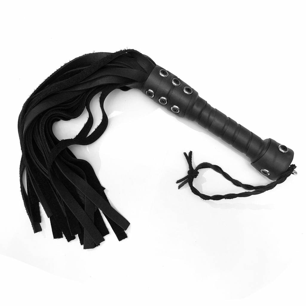 Bare Leatherworks Mid size Leren Flogger Eland 30 strengen