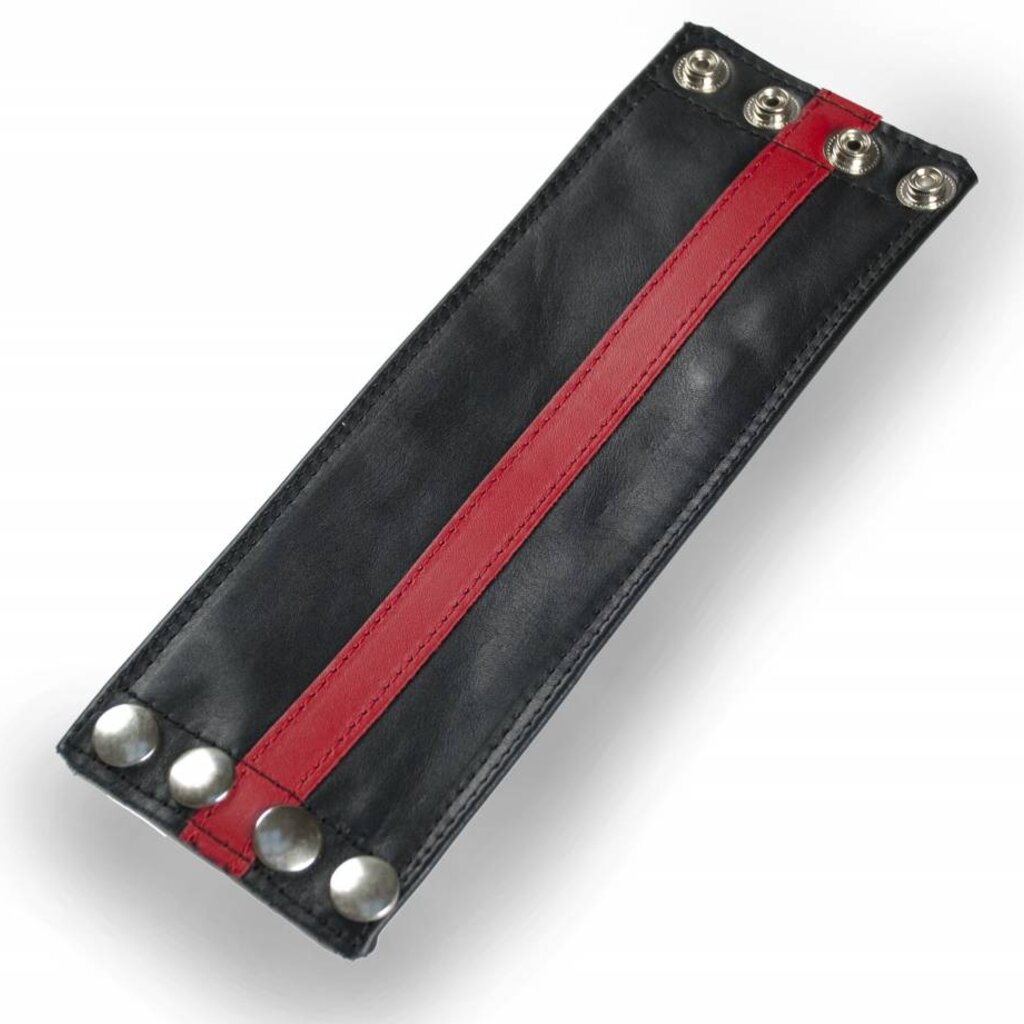 RoB Leather Wrist Wallet Red Stripe