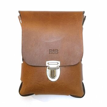 RoB Leather Belt Pouch brown