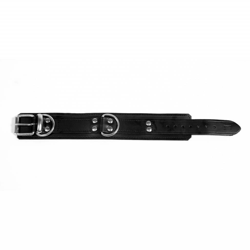 RoB Leather slave collar black