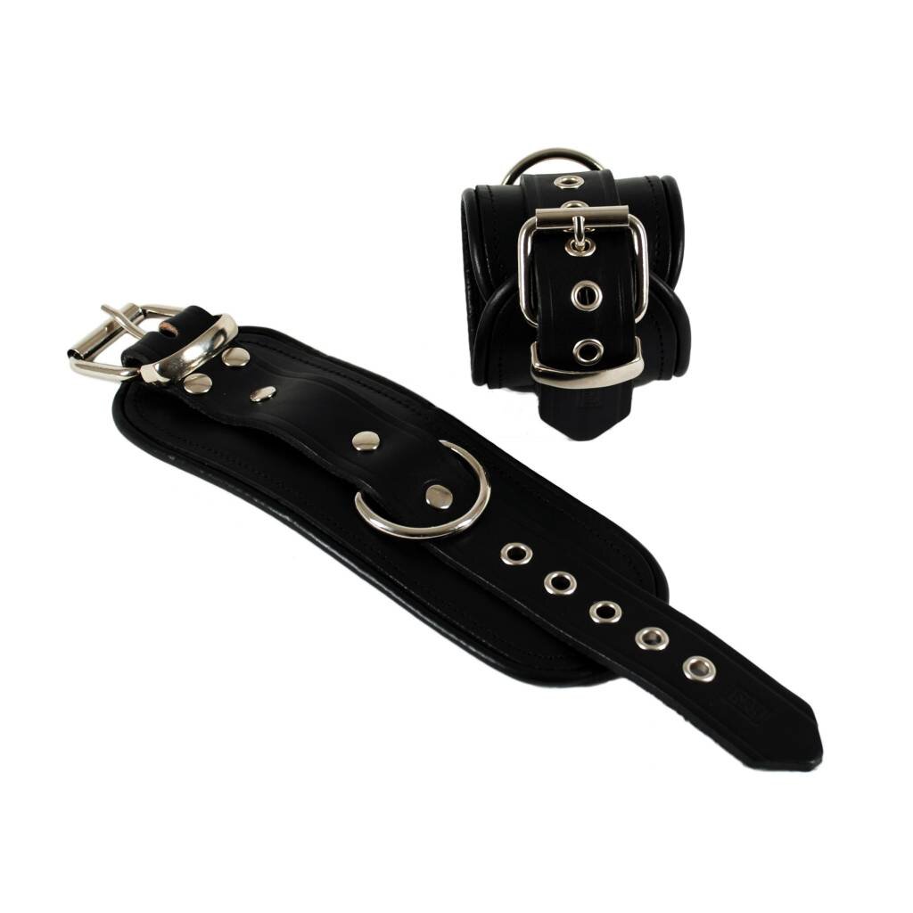 RoB Leather wrist restraints black