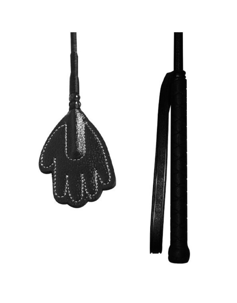Nylon Crop with Leather Handslapper 48 cm