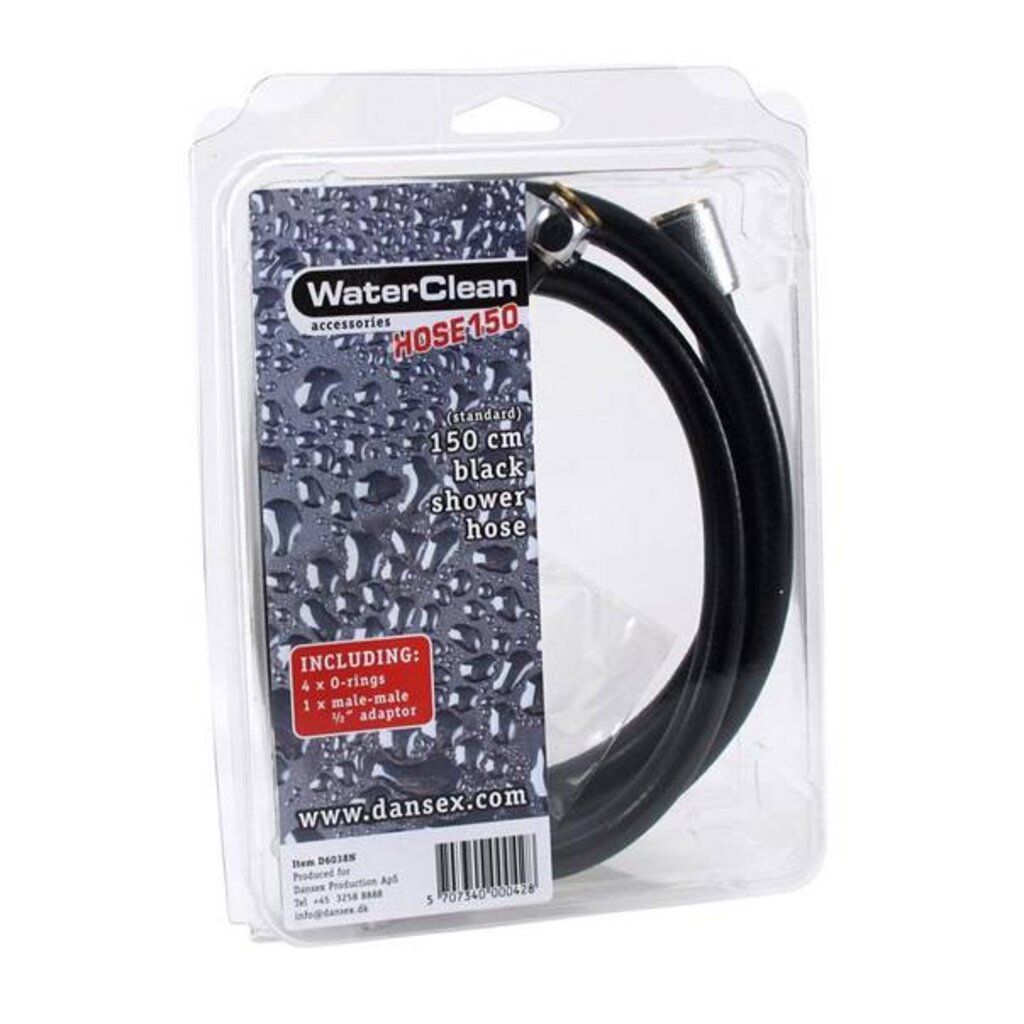 Black Shower Hose 150 cm