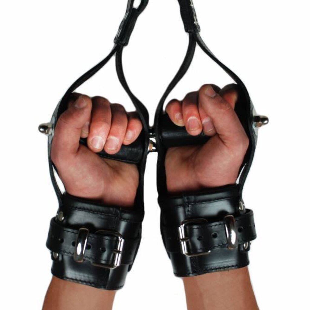 RoB Leather Suspension Wrist Restraints with bar