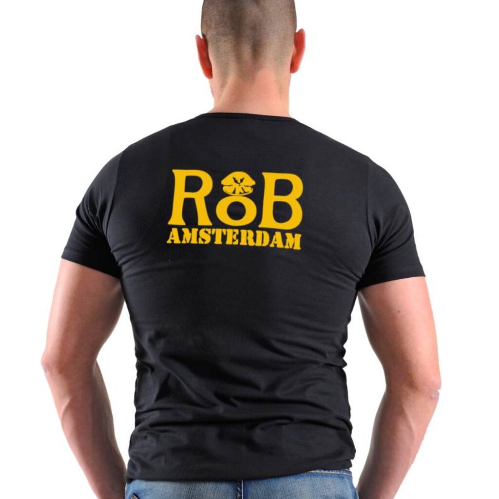 RoB Amsterdam T-Shirt Schwarz/Gelb