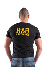 RoB T-Shirt zwart met geel