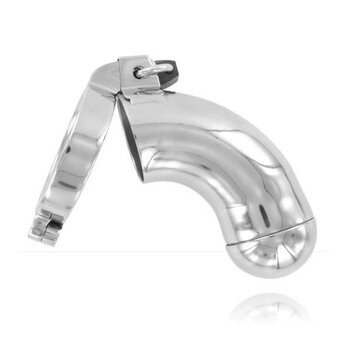 Steel Chastity Device with Removable Top