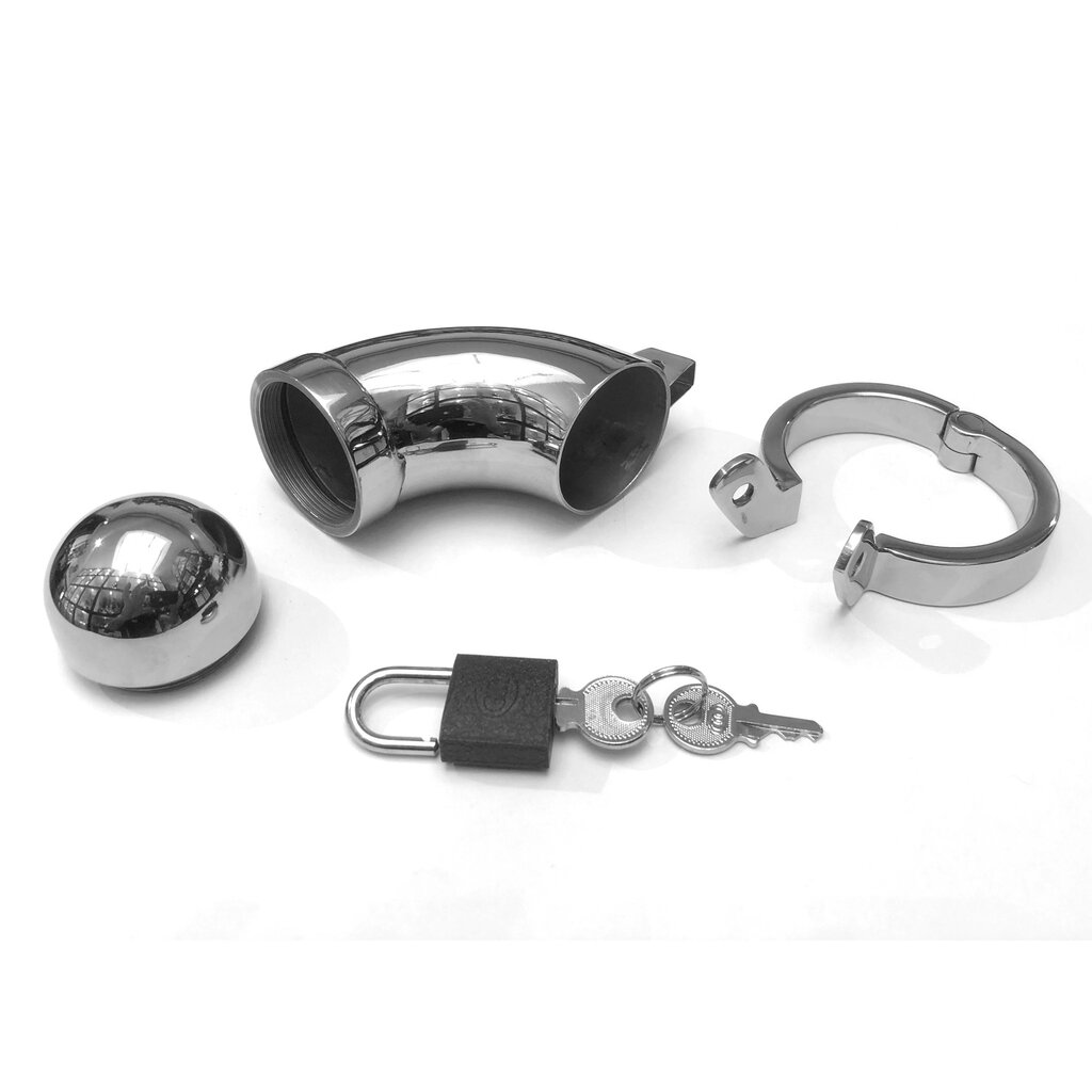 Steel Chastity Device with Removable Top