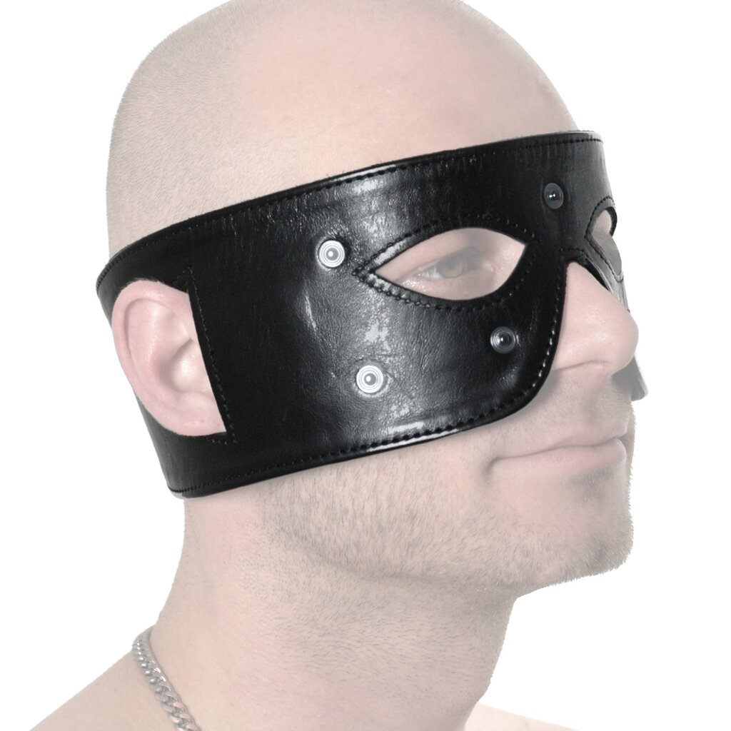 RoB Leather Blindfold with Detachable Eyes