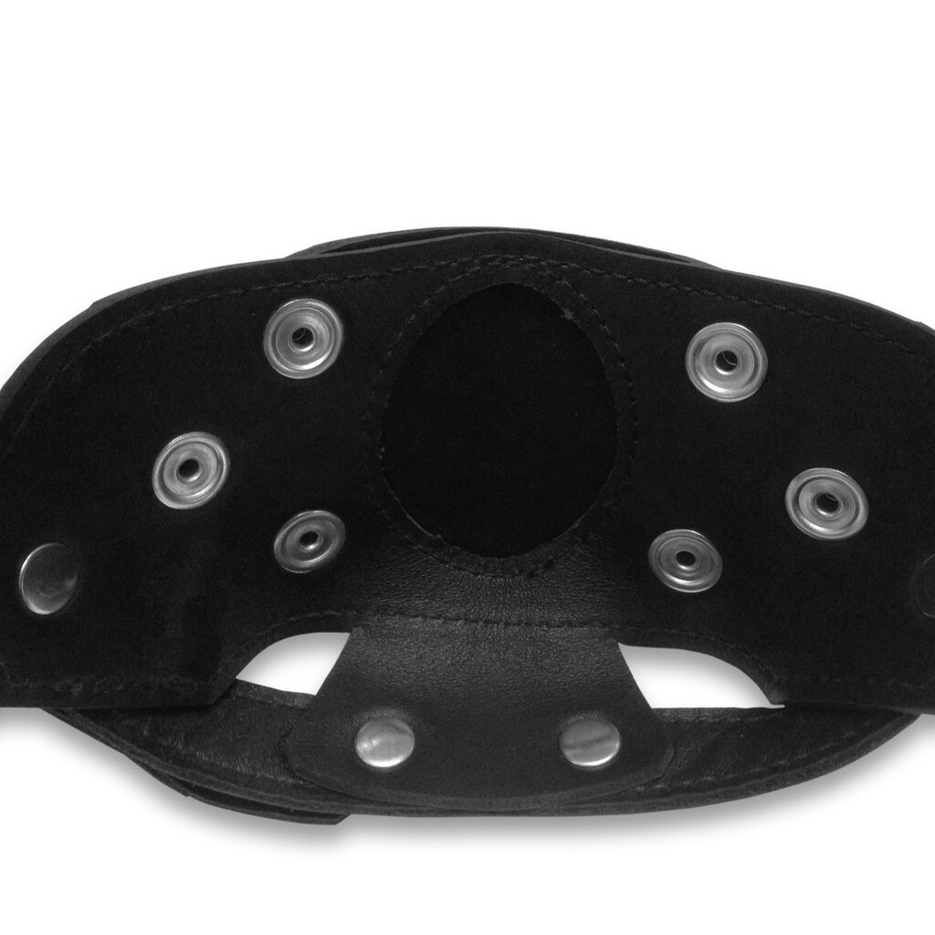 RoB Leren kin masker met uitwisselbaar mondstuk