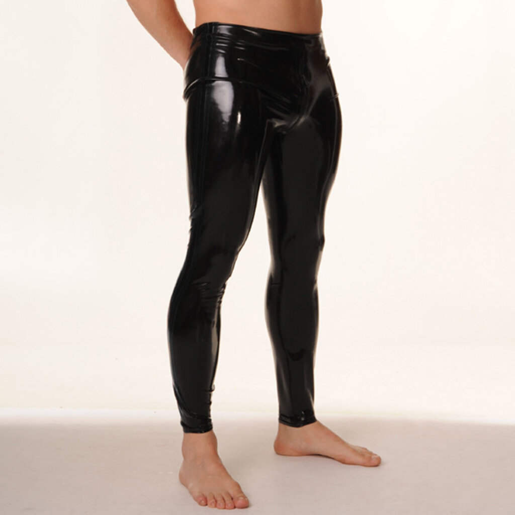 RoB Rubber legging met doorlopende rits