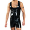 RoB Rubber Cycle Suit met doorlopende rits