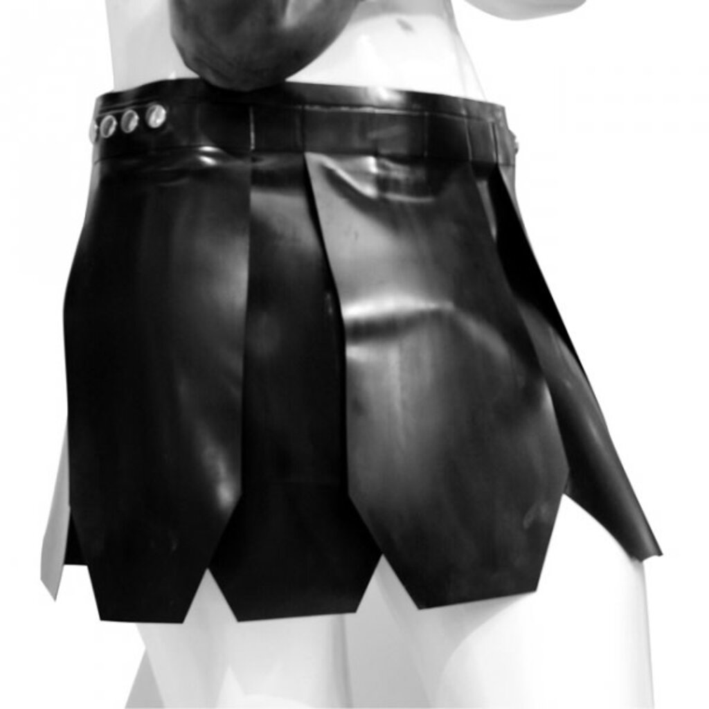 RoB Rubber Roman Kilt Black