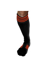 RoB RoB Boot Socks Black with Orange Stripes